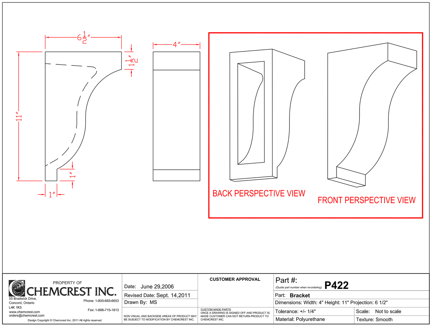 Modillion Block | P422