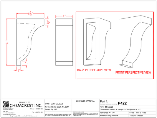 Modillion Block | P422