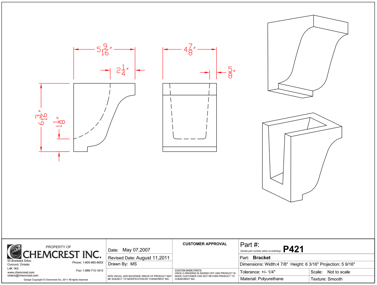 Modillion Block | P421