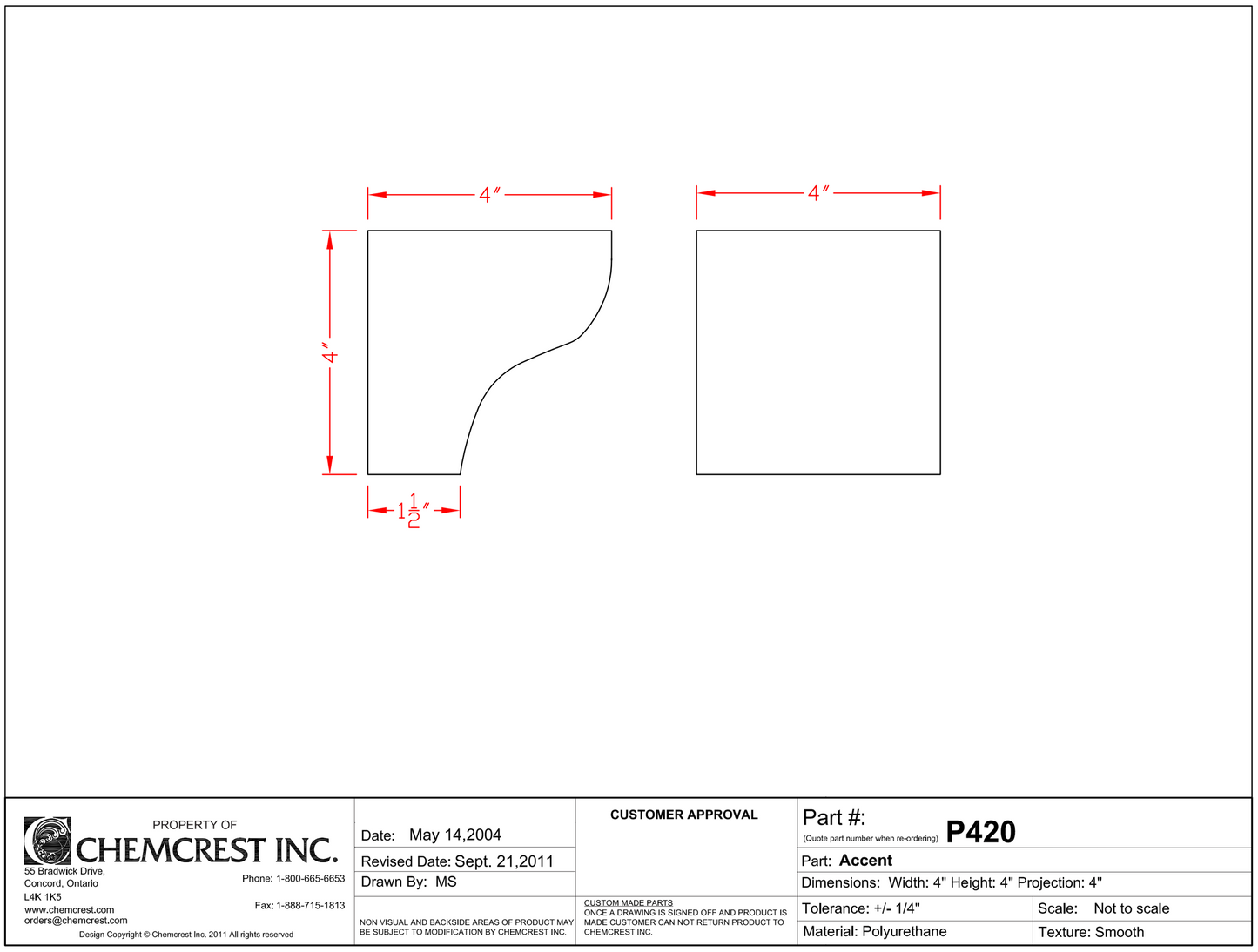 Modillion Block | P420