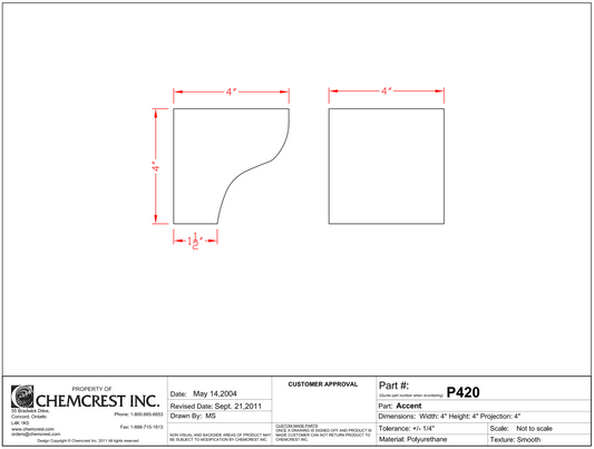 Modillion Block | P420