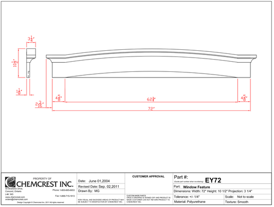 Segmental Arch/Door Header | EY72
