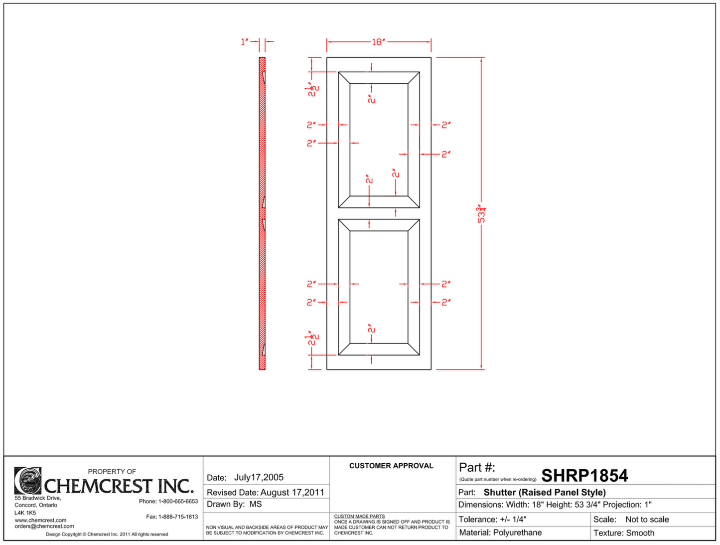 Louvered Shutter | SHL1854