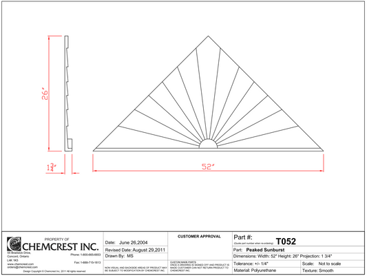 Peaked Sunburst | T052