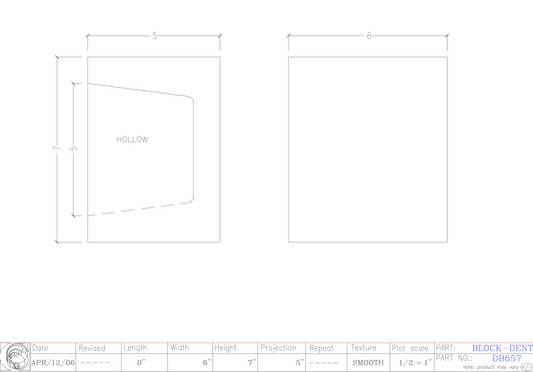 Dentil Block | DB657
