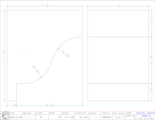 Dentil Block | DB8121
