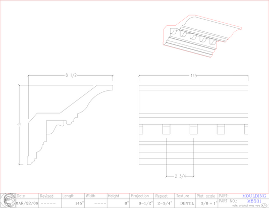 Crown Moulding | M8531