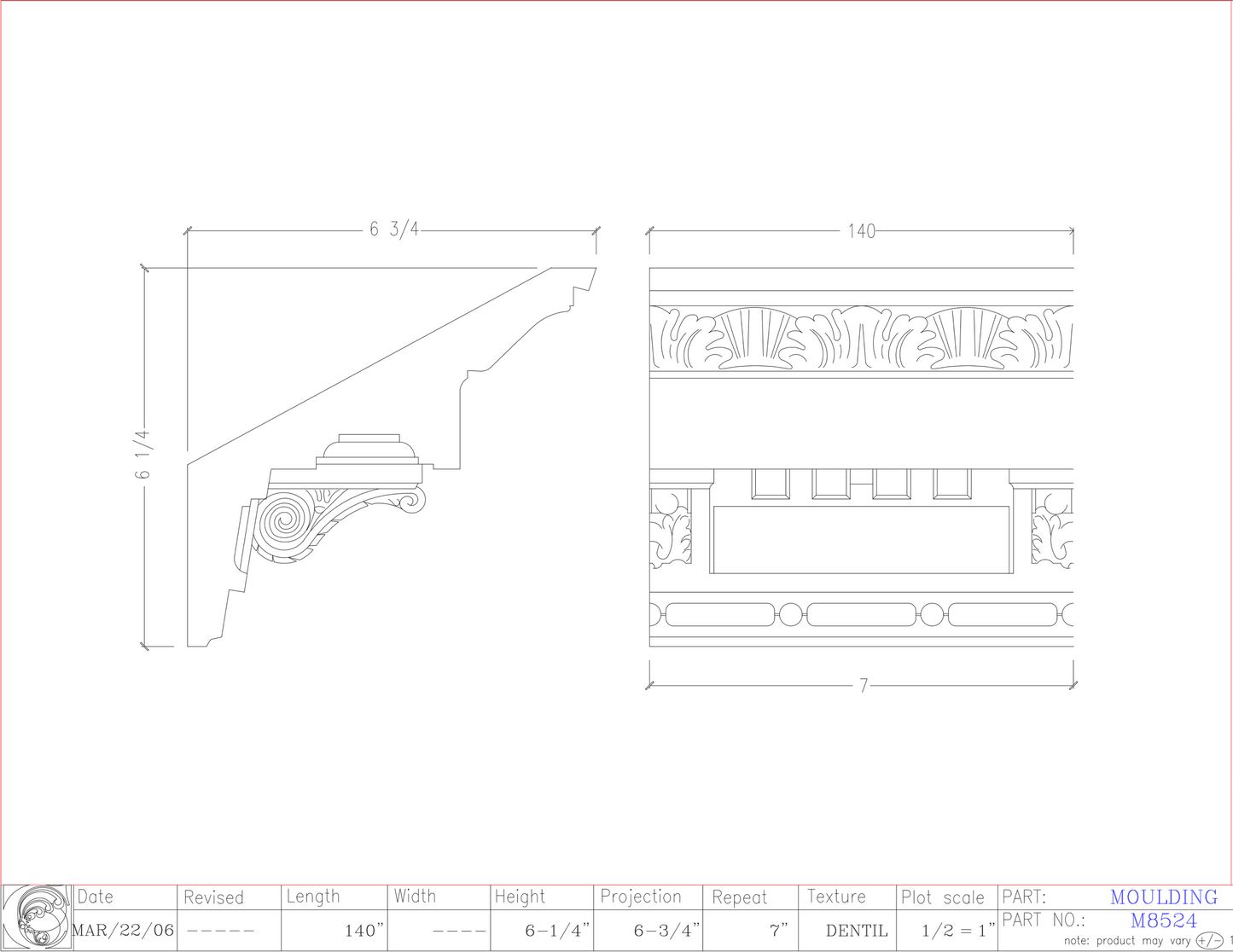 Crown Moulding | M8524