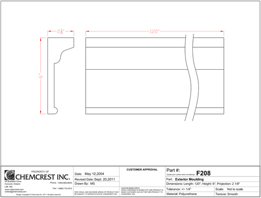 Wyndham Moulding | F208