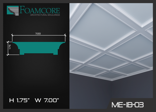 Shallow Line Coffered Ceiling 7x1.75