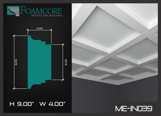 Shallow Smooth Bottom Coffered Ceiling 4x9