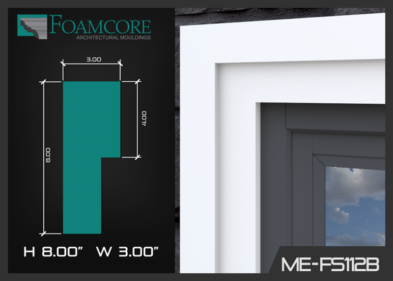 Flat Stock Window Casing | ME-FS112-B