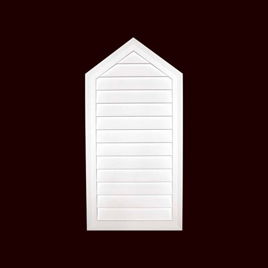 Closed Rectangle with Peak Louver