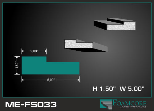 Flat Stock Window Trim | FS033