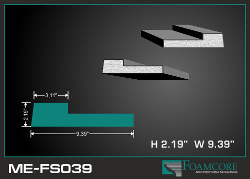 Flat Stock Window Sill | FS039