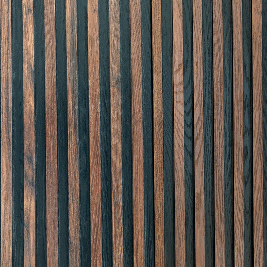 Black Woodgrain Groove Panel