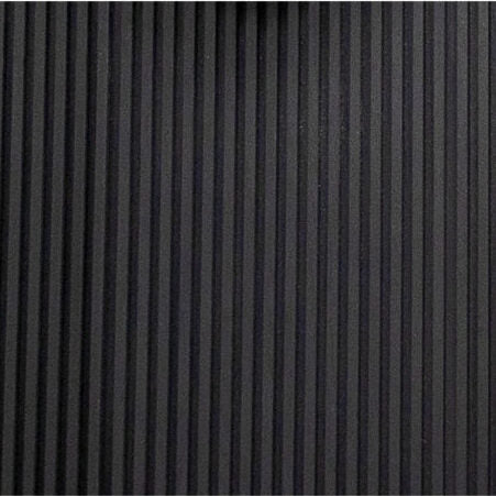 Black Grooved Wall Panel