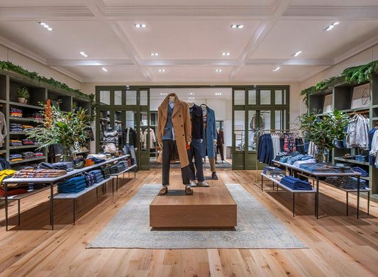 Todd Snyder | Elevating Retail Spaces with Innovative Ceiling Designs