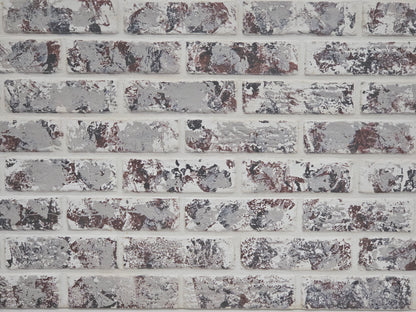 White | Beige Tone - Faux Brick Panels | 5.5 sq ft