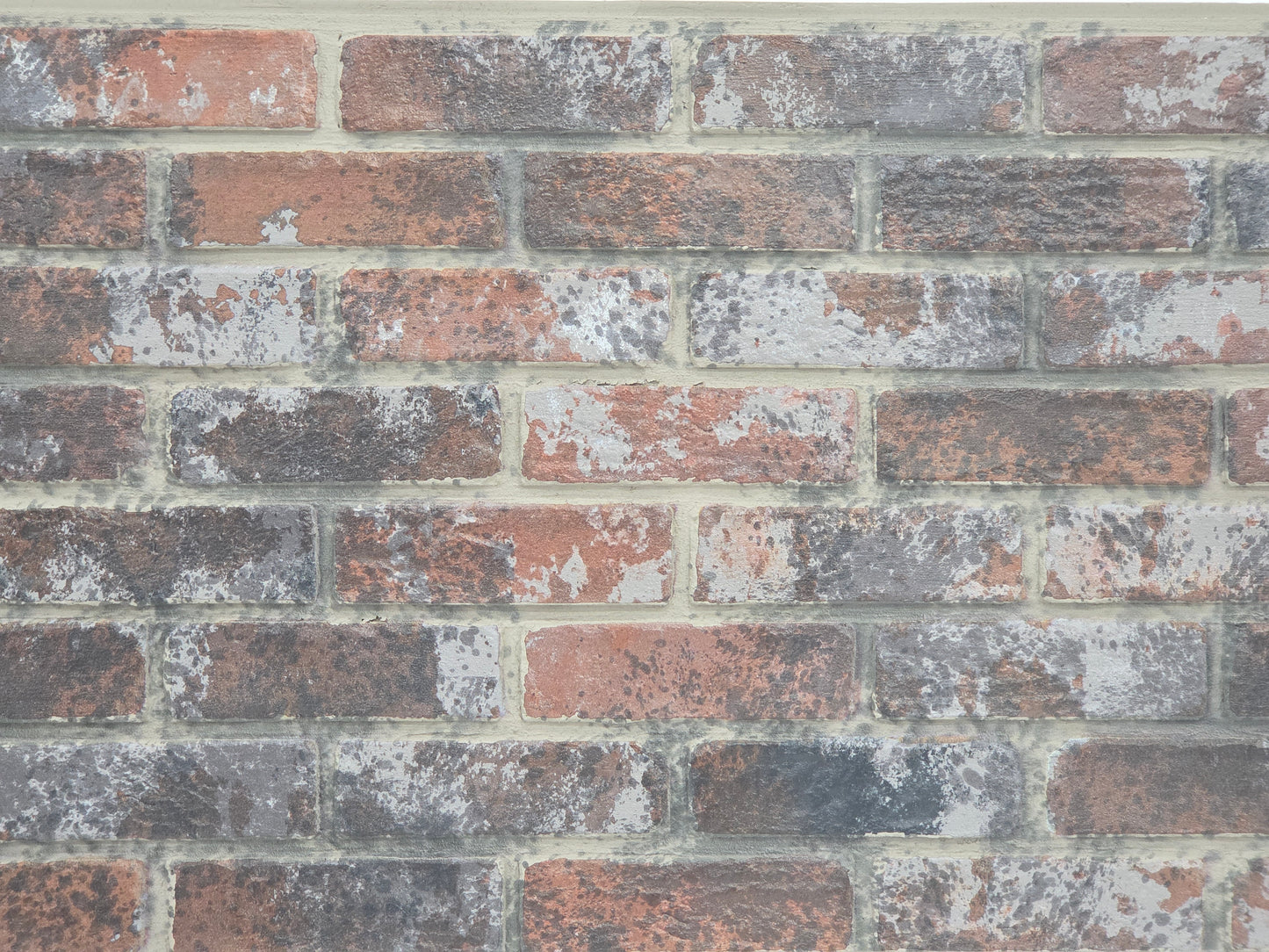 Red-Orange Tone- Faux Brick Panels | 5.5 sq ft (Copy)