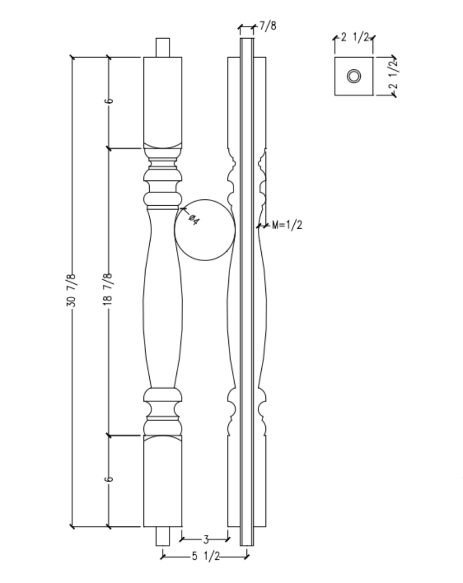 Baluster | B7028