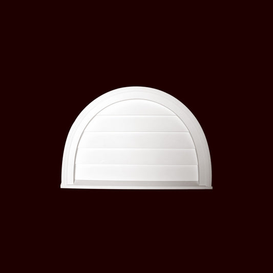 Closed Half Round Louver | CLHR
