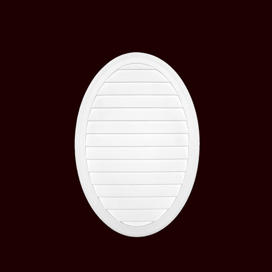 Decorative Oval Louver | Vertical