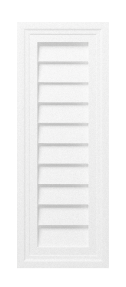 Decorative Rectangle Louver CRL0900-2400, 9 in x 24 in, front view