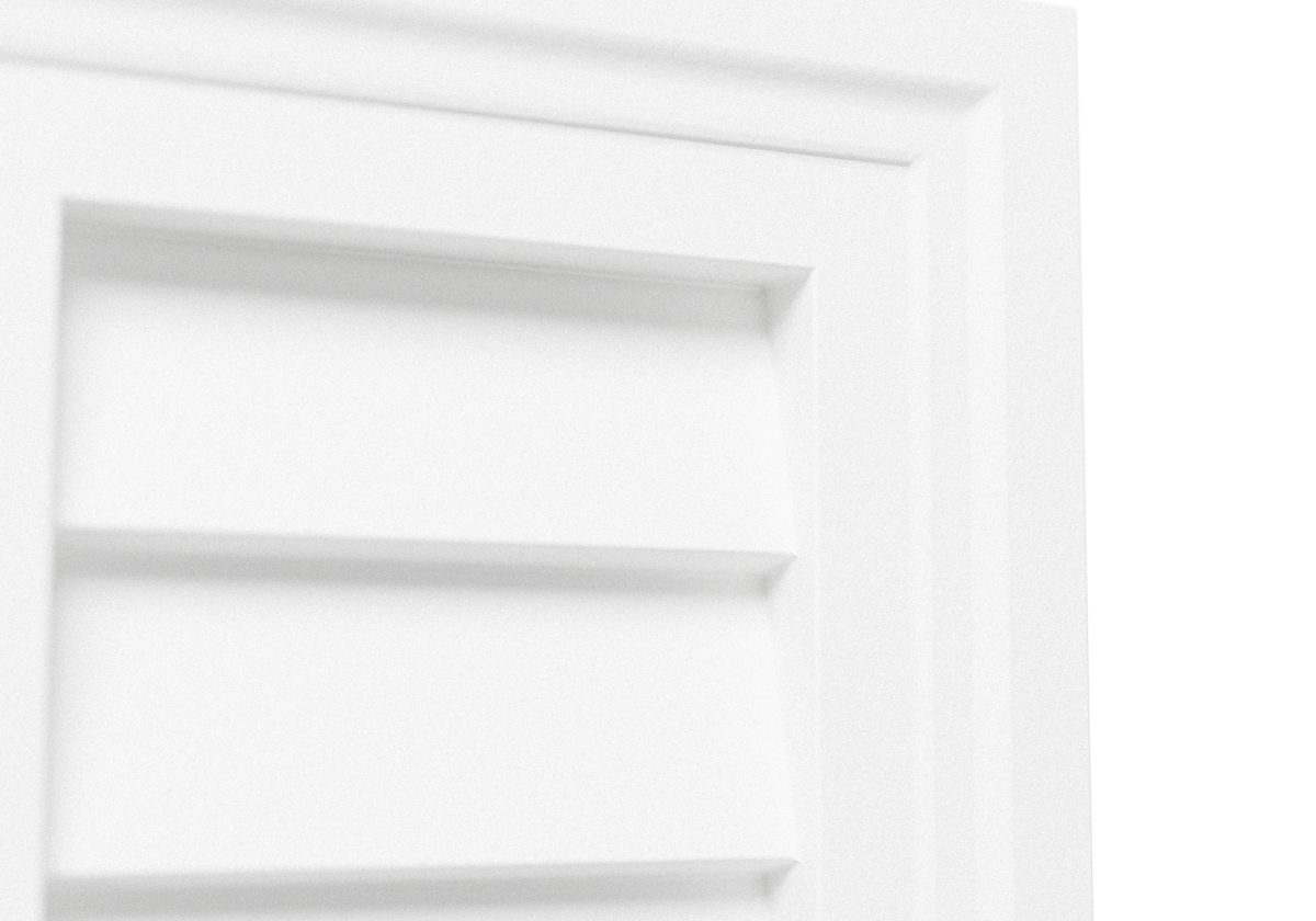Decorative Rectangle Louver CRL0900-2400, close-up of the closed slats