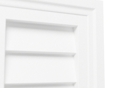 Decorative Rectangle Louver CRL0900-2400, close-up of the closed slats