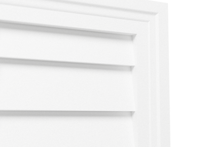Decorative Rectangle Louver CRL1224, close-up of the closed slats