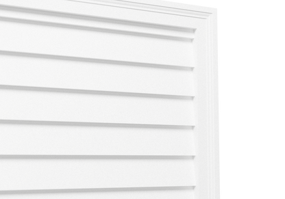 Decorative Rectangle Louver CRL2436, close-up of the closed slats