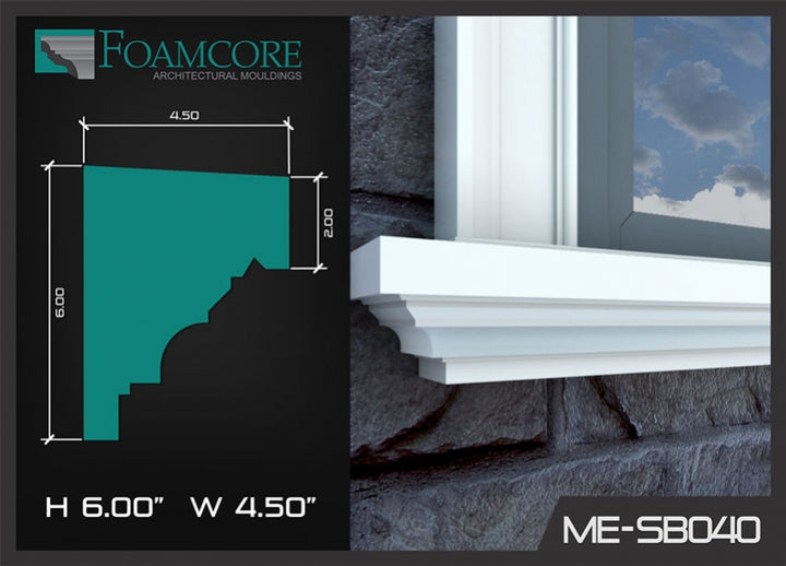 Exterior Window Sills | Foamcore Mouldings – FOAMCORE ARCHITECTURAL ...