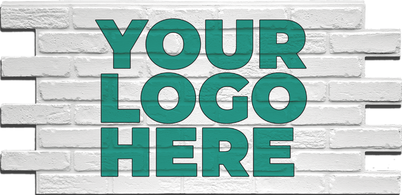 Custom Logo Brick Panels | 5.5 Sqft