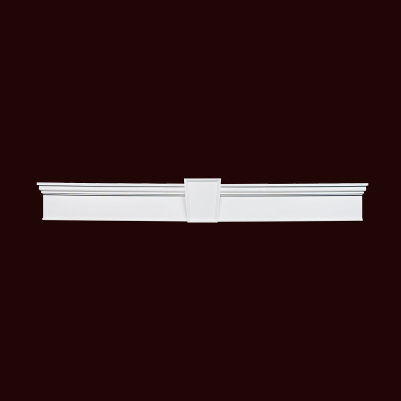 Pediment with Keystone | E301 – FOAMCORE ARCHITECTURAL ELEMENTS