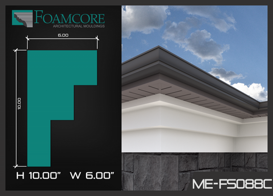 Flat Stock Cornice | ME-FS088-C