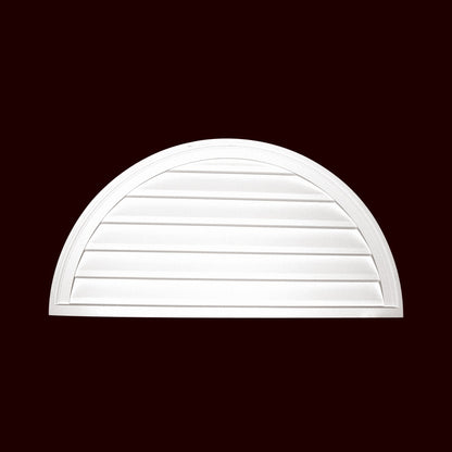 Open Half Round Louver