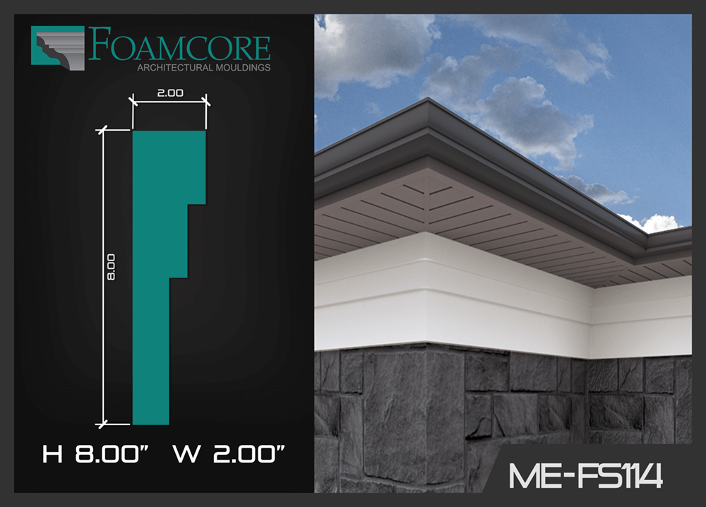 Flat Stock Cornice | FS114