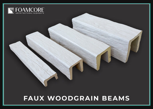 12' Foot Faux Woodgrain Beams