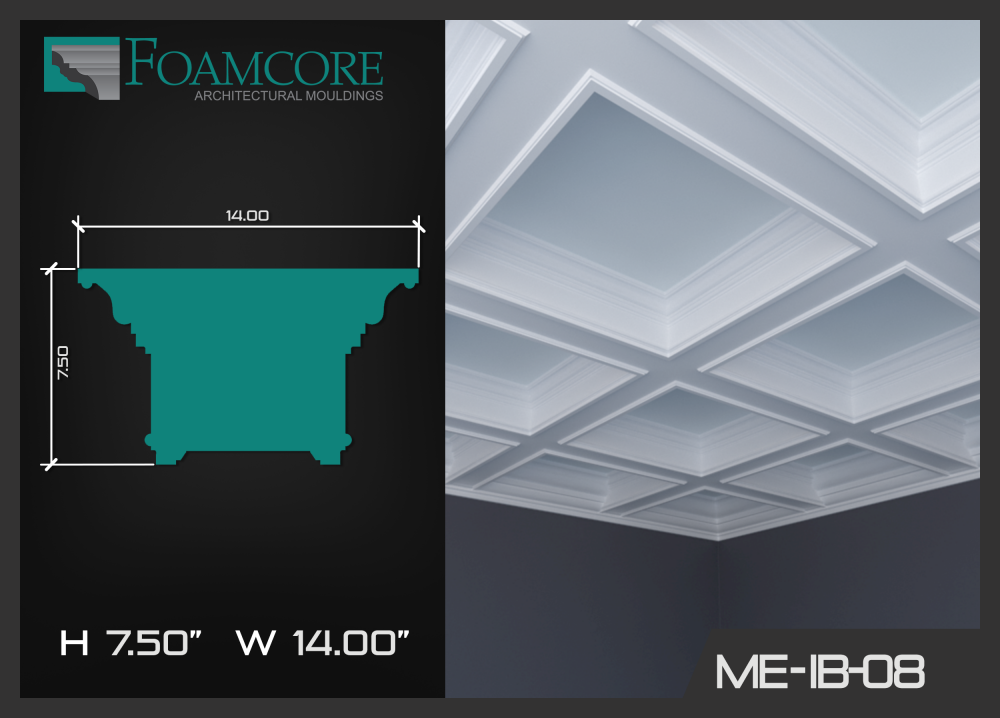 Hook Top Coffered Ceiling 14x7.5