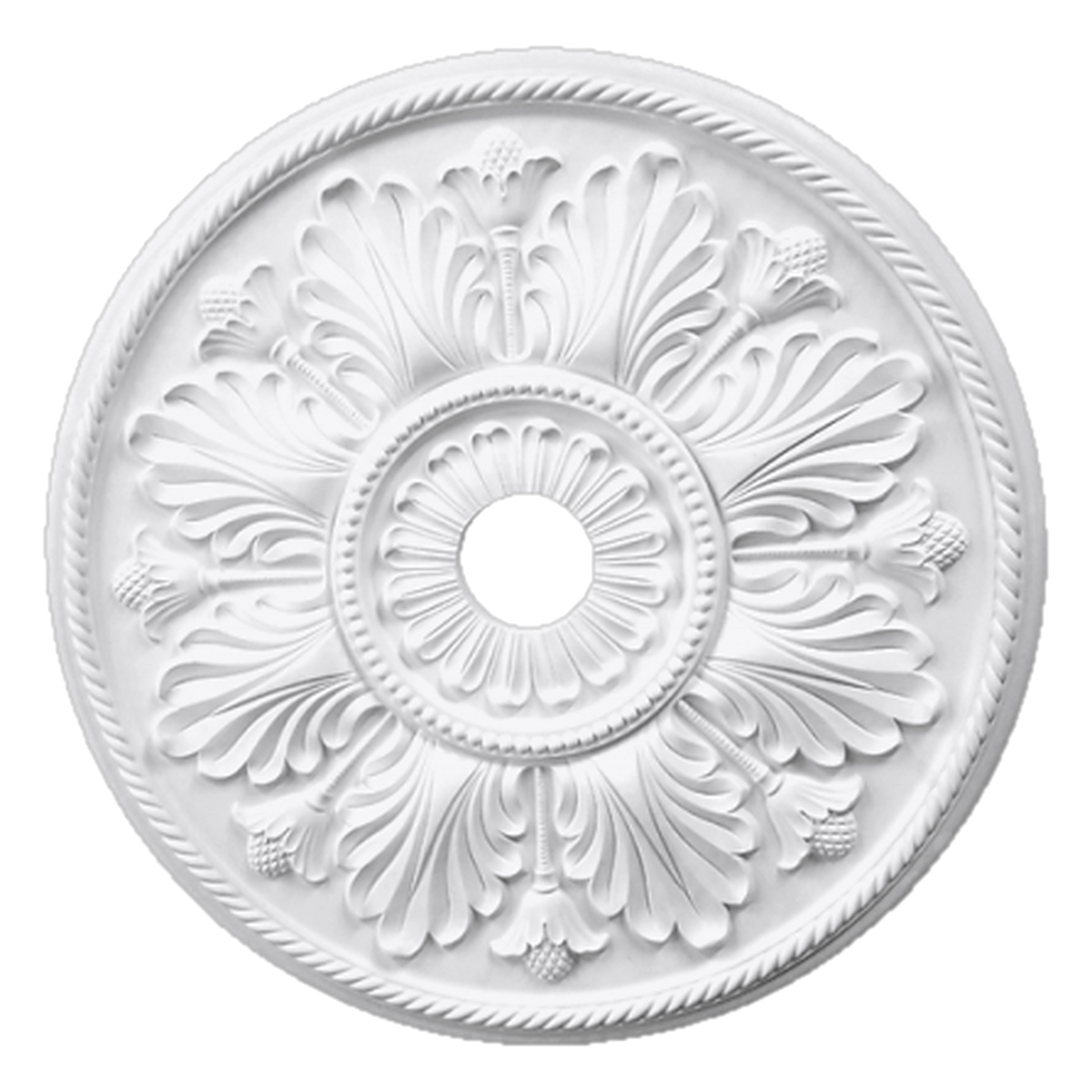 ME-CM-107 31.5" ceiling medallion, Foamcore