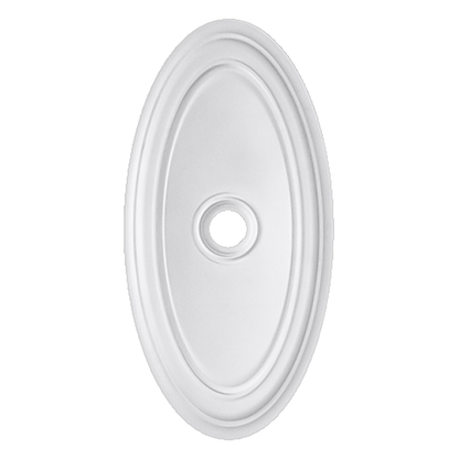 ME-CM-124 24" x 48" oval ceiling medallion, Foamcore