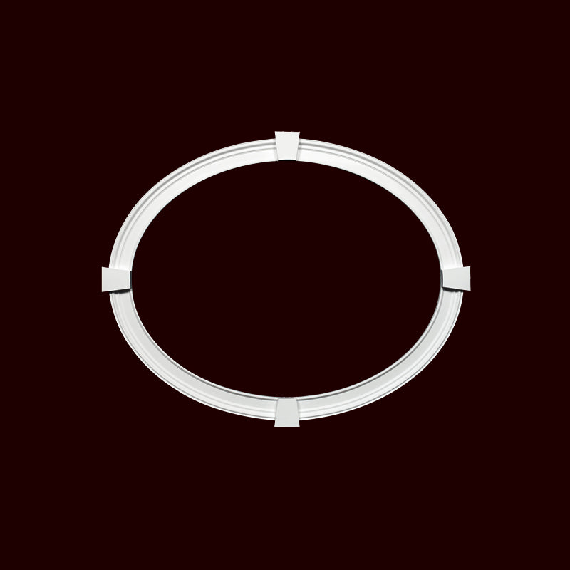 Oval Window Treatment with Keystones | OWT3648 – FOAMCORE ARCHITECTURAL ...