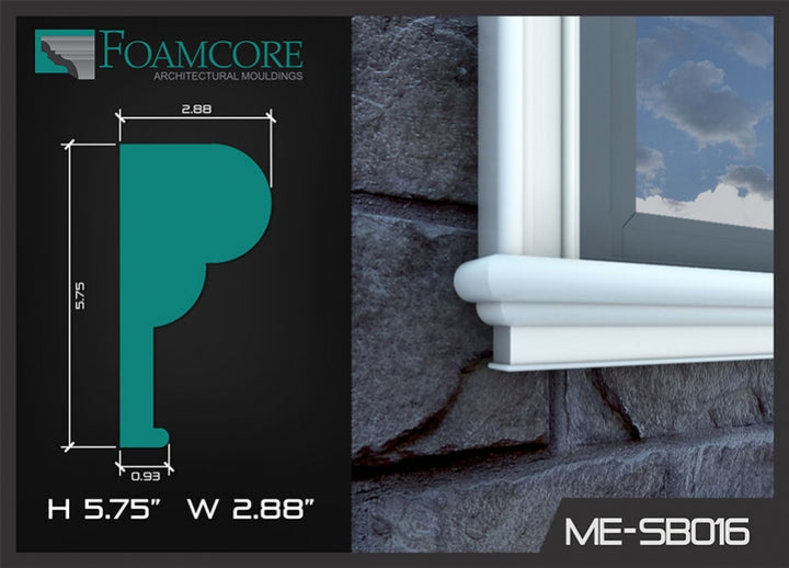 Exterior Window Sills | Foamcore Mouldings – FOAMCORE ARCHITECTURAL ...