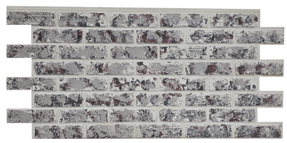White | Beige Tone - Faux Brick Panels | 5.5 sq ft