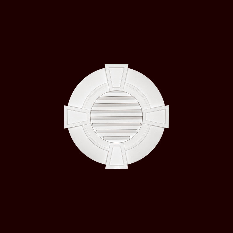 Functional Round Louver with Keystones | POLRF