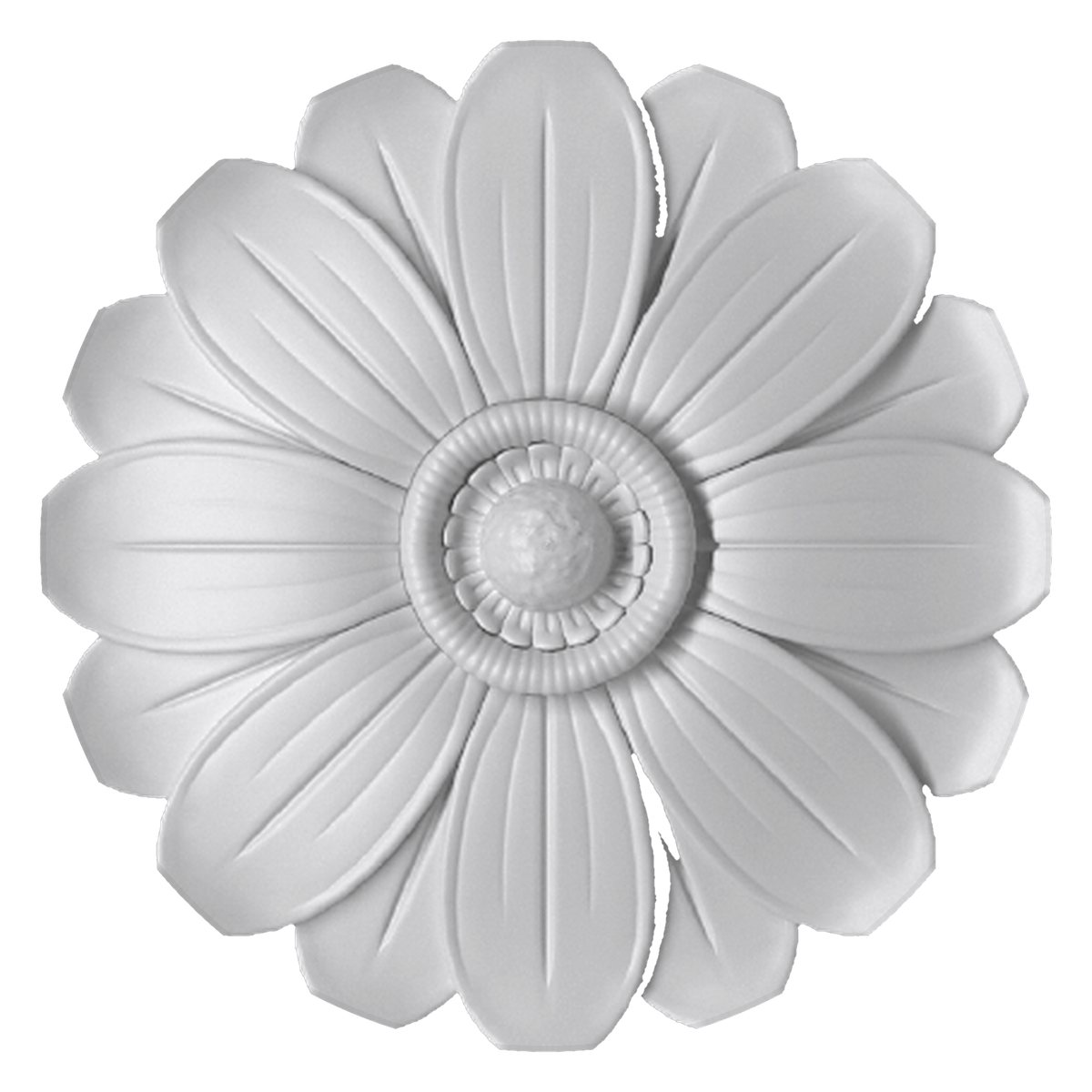 RM0505-A 4" rosette medallion, Foamcore