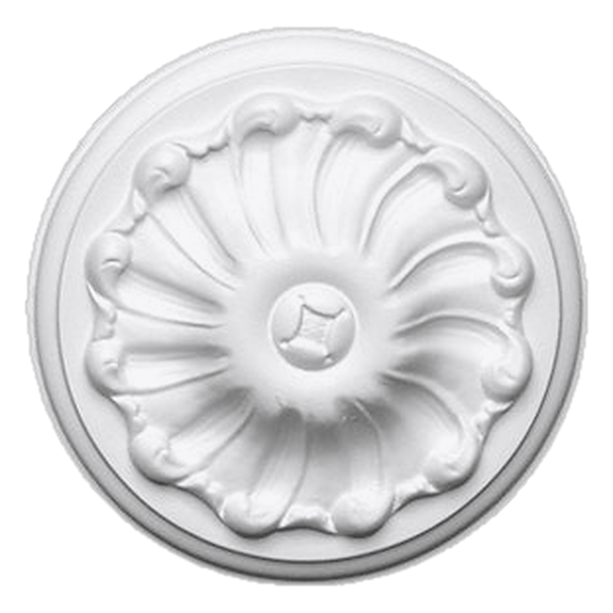 RM0606-B 5" rosette medallion, Foamcore