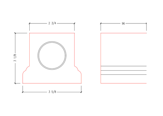 Bottom Rail | BR7710-08