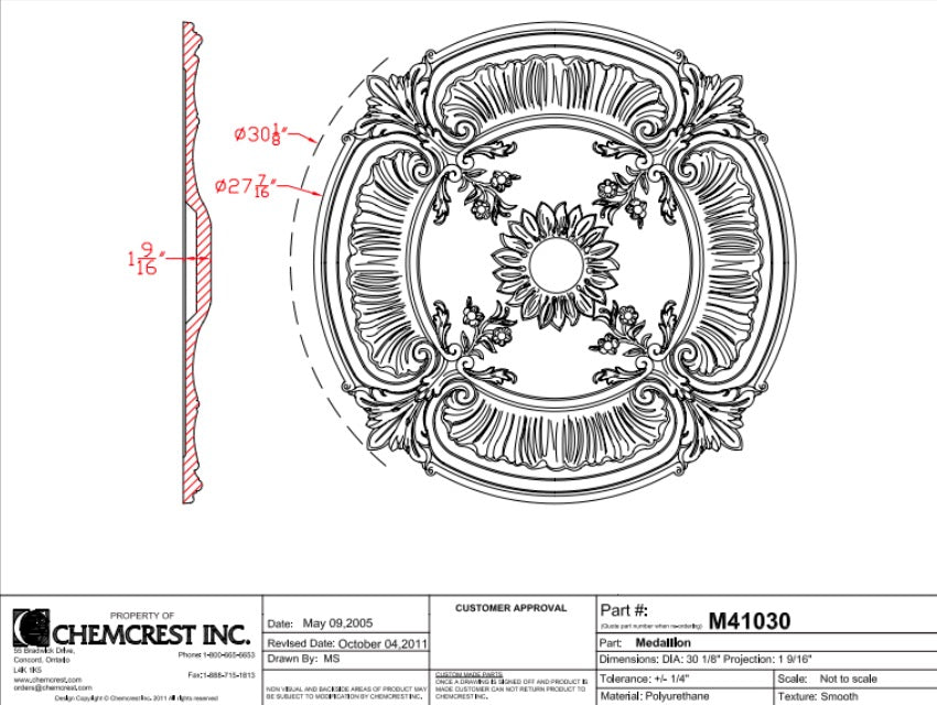 Ceiling Medallion | M41030